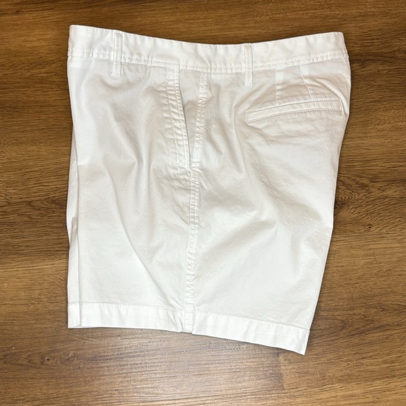 Talbots Relaxed Chino Short 6” White Stretch Women’s 12P - Picture 3 of 6